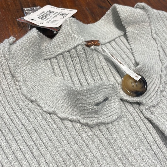 Free People Naiome Micro Vest Truthsyer Grey NWT Small - Picture 7 of 13